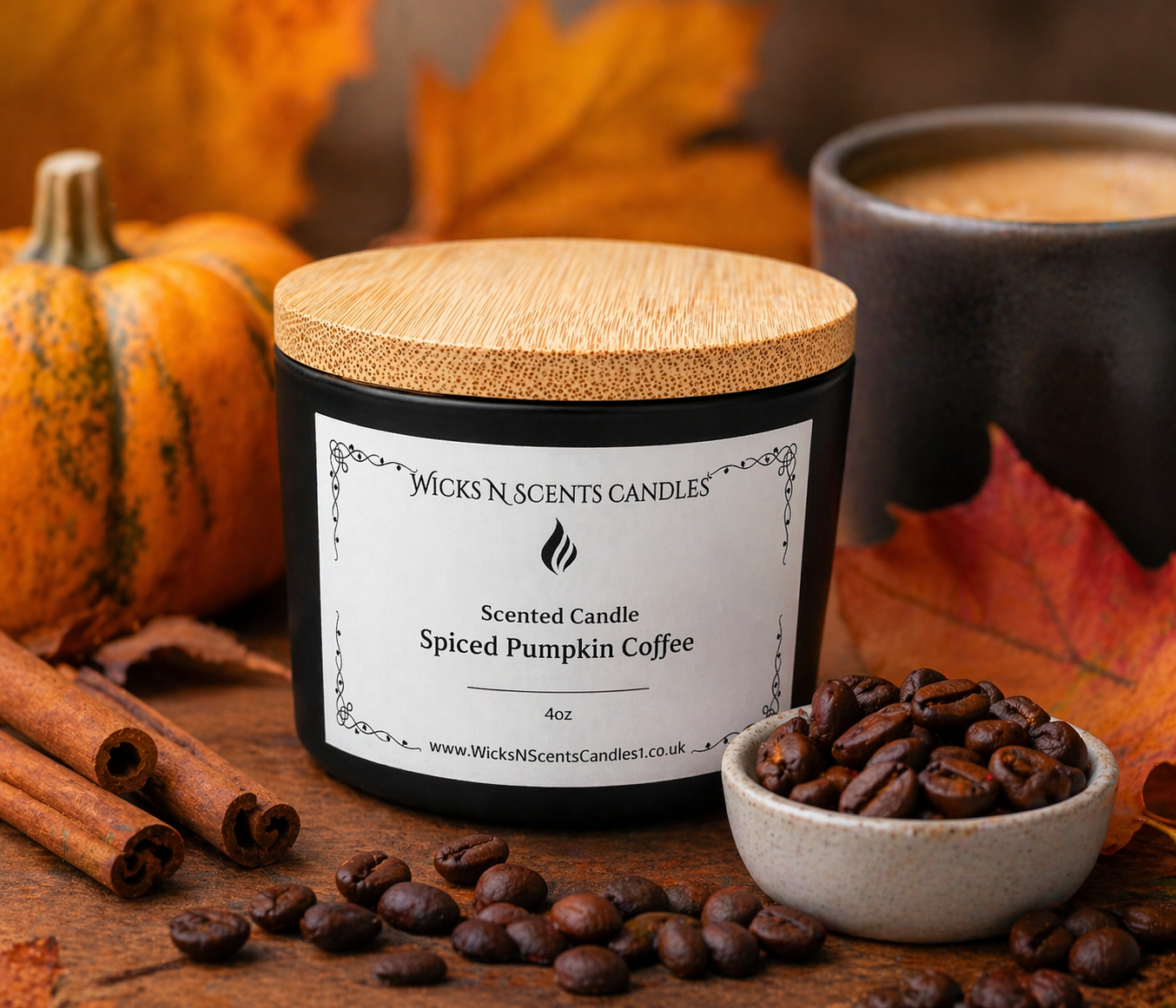 4oz Jar Candle Spiced Pumpkin Coffee