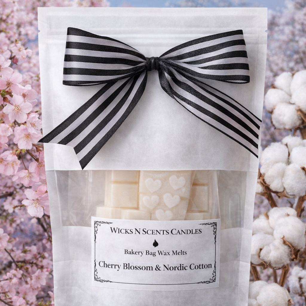 Cherry Blossom & Nordic Cotton Bakery Bag Wax Melts