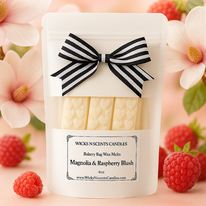 Magnolia & Raspberry Blush Bakery Bag Wax Melts