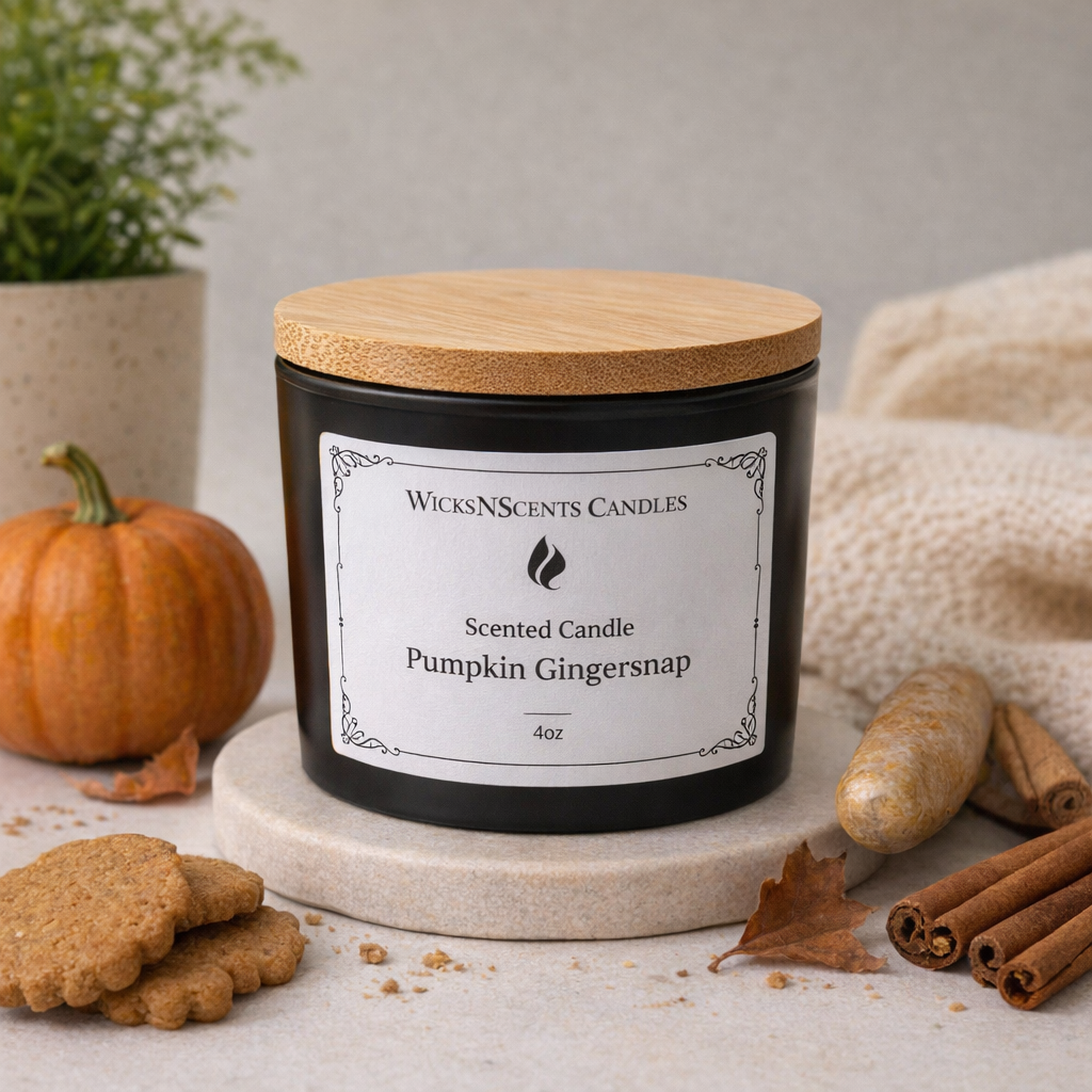 4oz Jar Candle Pumpkin Gingersnap