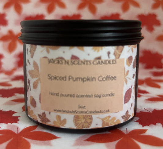 Spiced Pumpkin Coffee Scented Candle