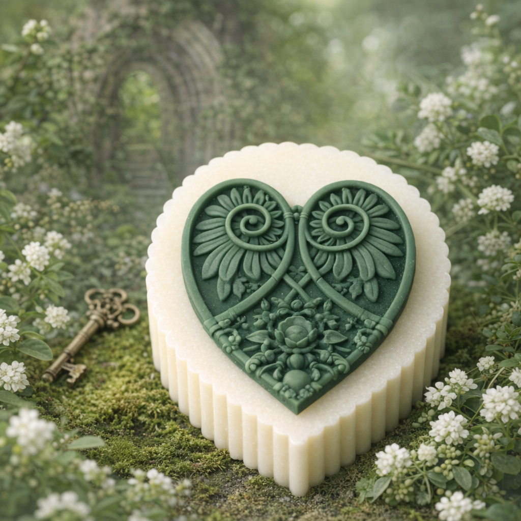 Heart Muffin Melts Secret Garden
