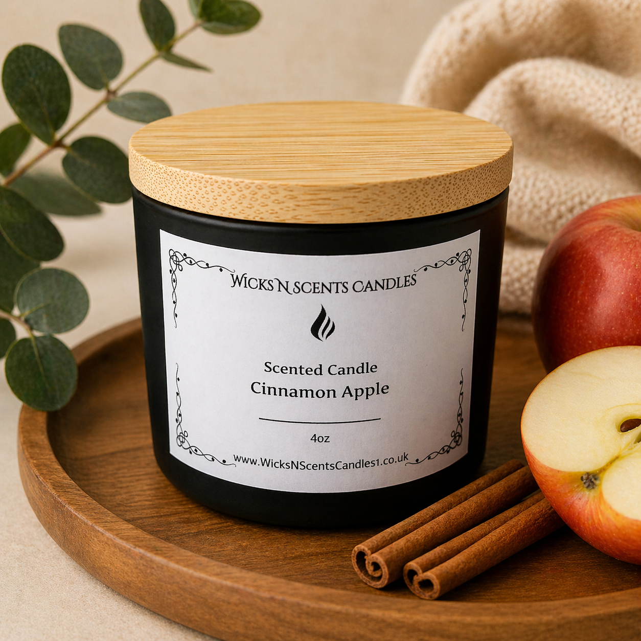 4oz Jar Candles Cinnamon Apple