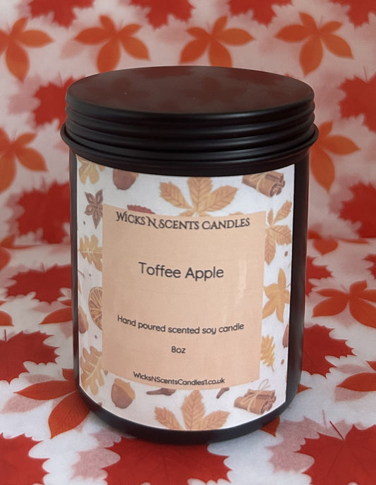 8oz Tin Candle- Toffee Apple