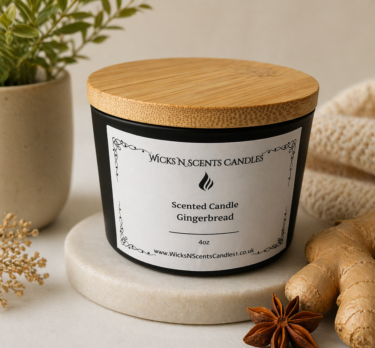 4oz Jar Candle Gingerbread