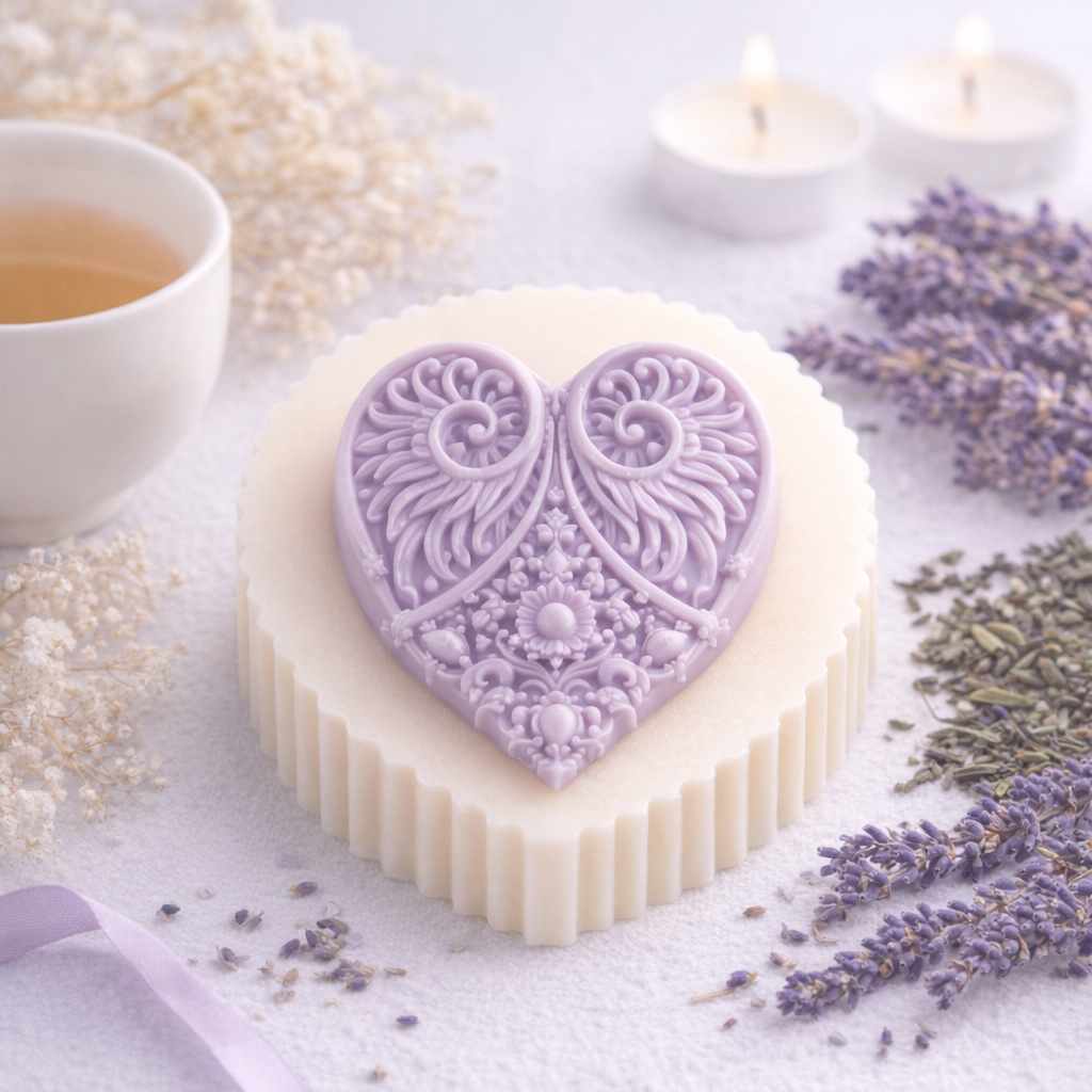 Heart Muffin Melts White Tea & Lavender