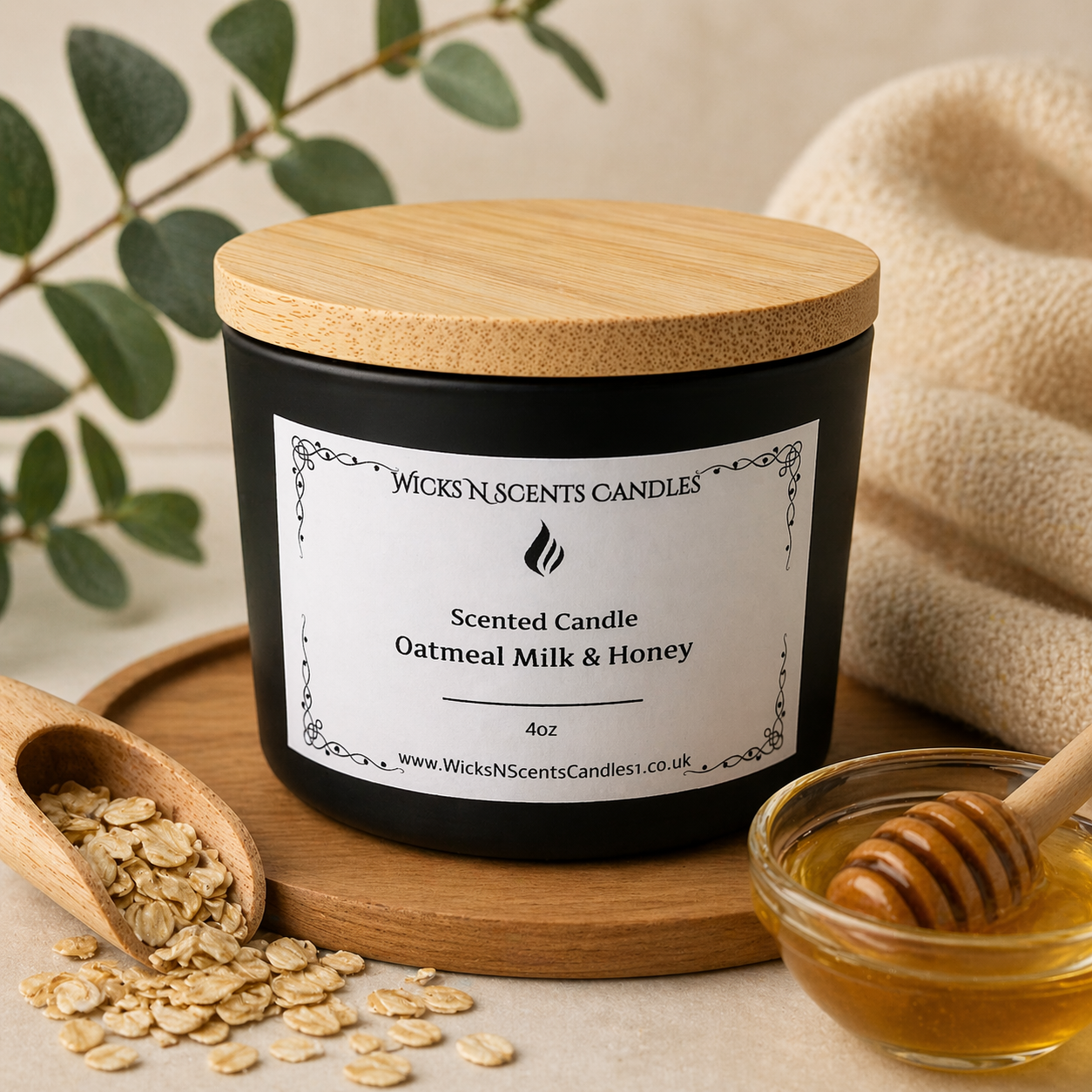 4oz Jar Candle Oatmeal Milk & Honey