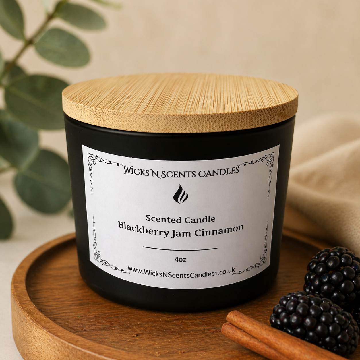 4oz Jar Candle Blackberry Jam Cinnamon
