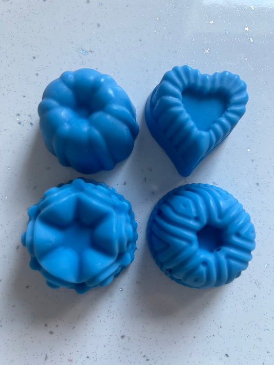 Pk of 4 Wax Melt Shapes - Blue Raspberry Slushie