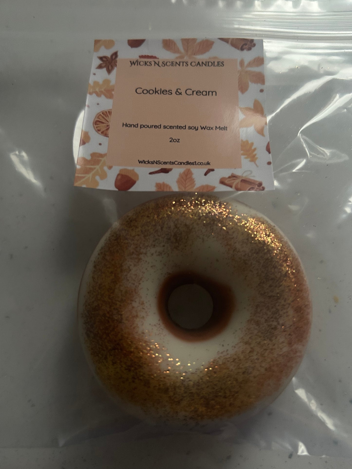 Donut Wax Melt- Cookies & Cream