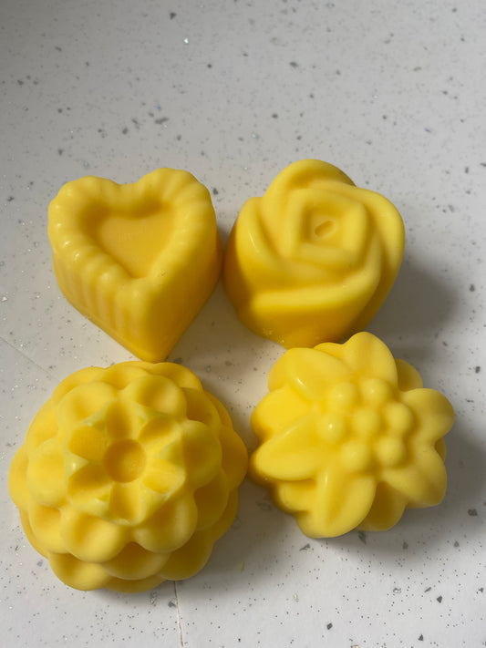 Pk of 4 Wax Melt Shapes - Lemon Curd