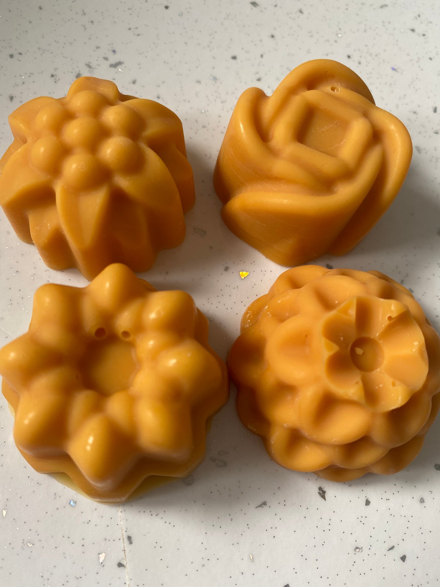 Pk of 4 Wax Melt Shapes - Orange Sherbet