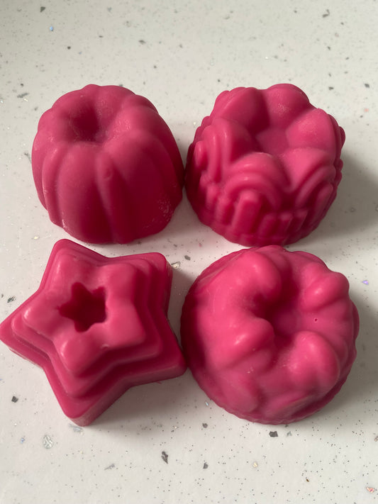 Pk of 4 Wax Melt Shapes - Pink Stiletto Cotton Candy